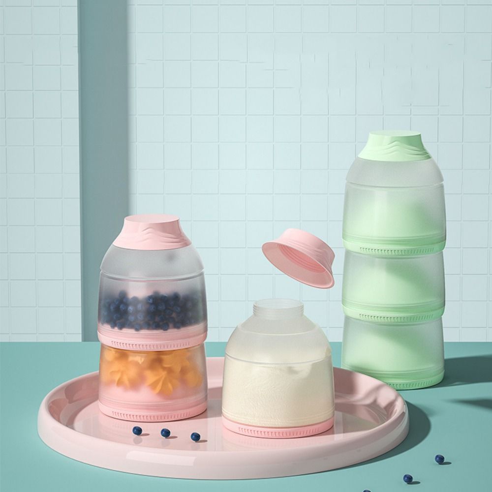 Baby Food Dispenser - Kotak Susu Bubuk Bayi 3 Lapis
