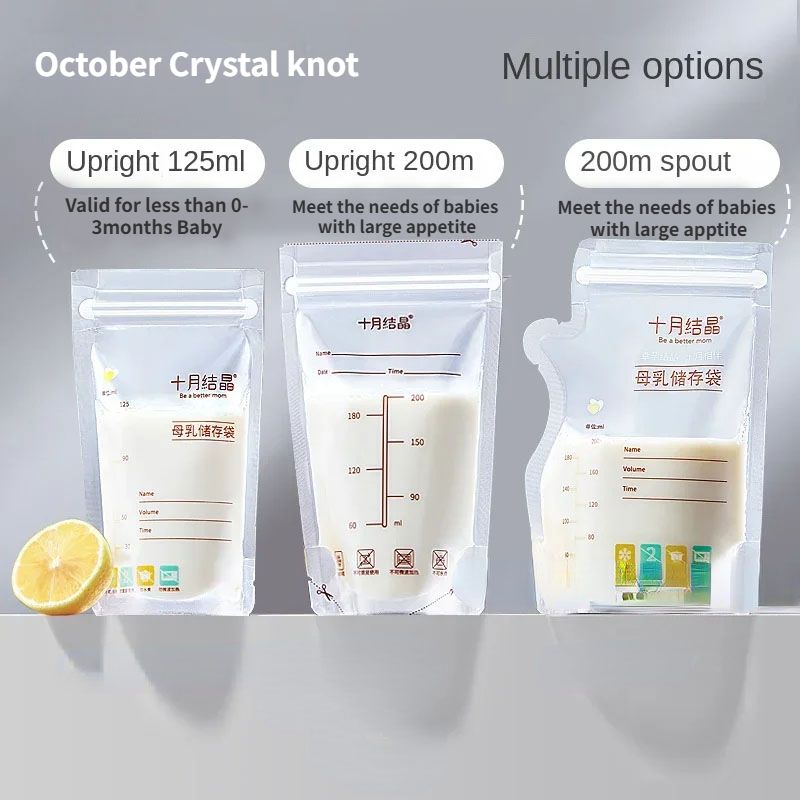 Baby Food Newborn - 30/36Pcs Kantong Penyimpanan ASI 200ML Aman