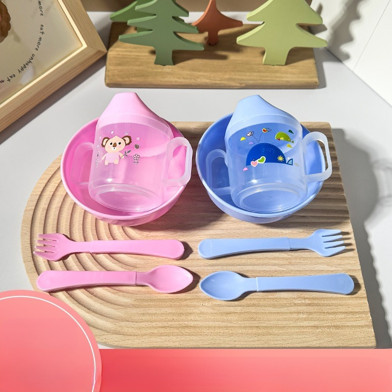 Baby Food Newborn - Set 4 Buah Peralatan Makan dan