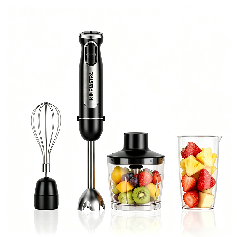Baby Food Hand Blender - Blender Tangan 1000W dengan 12 Kecepatan,