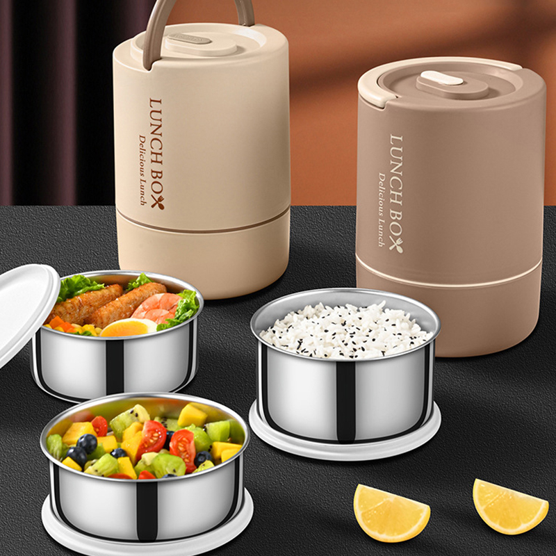 Baby Food Warmer Portable - Set Wadah Makan Siang Portabel 4