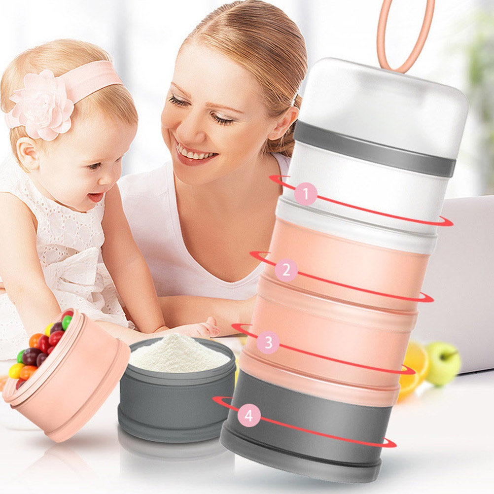 Baby Food For Travelling - 2 Buah Kotak Bubuk Susu, Wadah