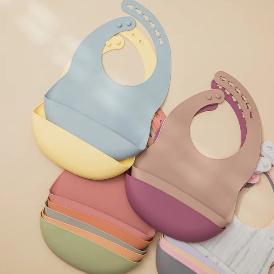 Baby Food Newborn - 1 Buah Bib Silikon Bayi Dapat