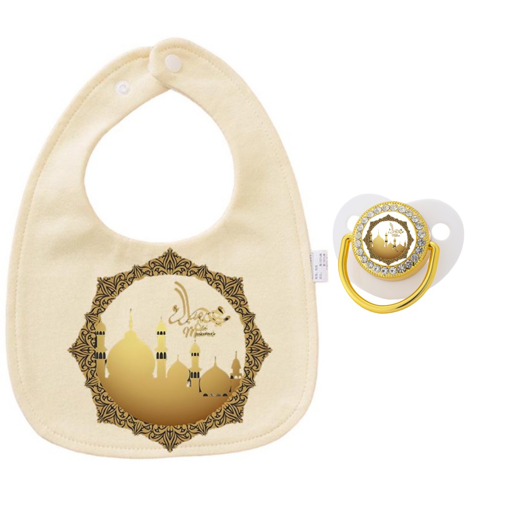 Set Celemek Bayi dengan Motif  - Baby Food Newborn ulasan dan harga