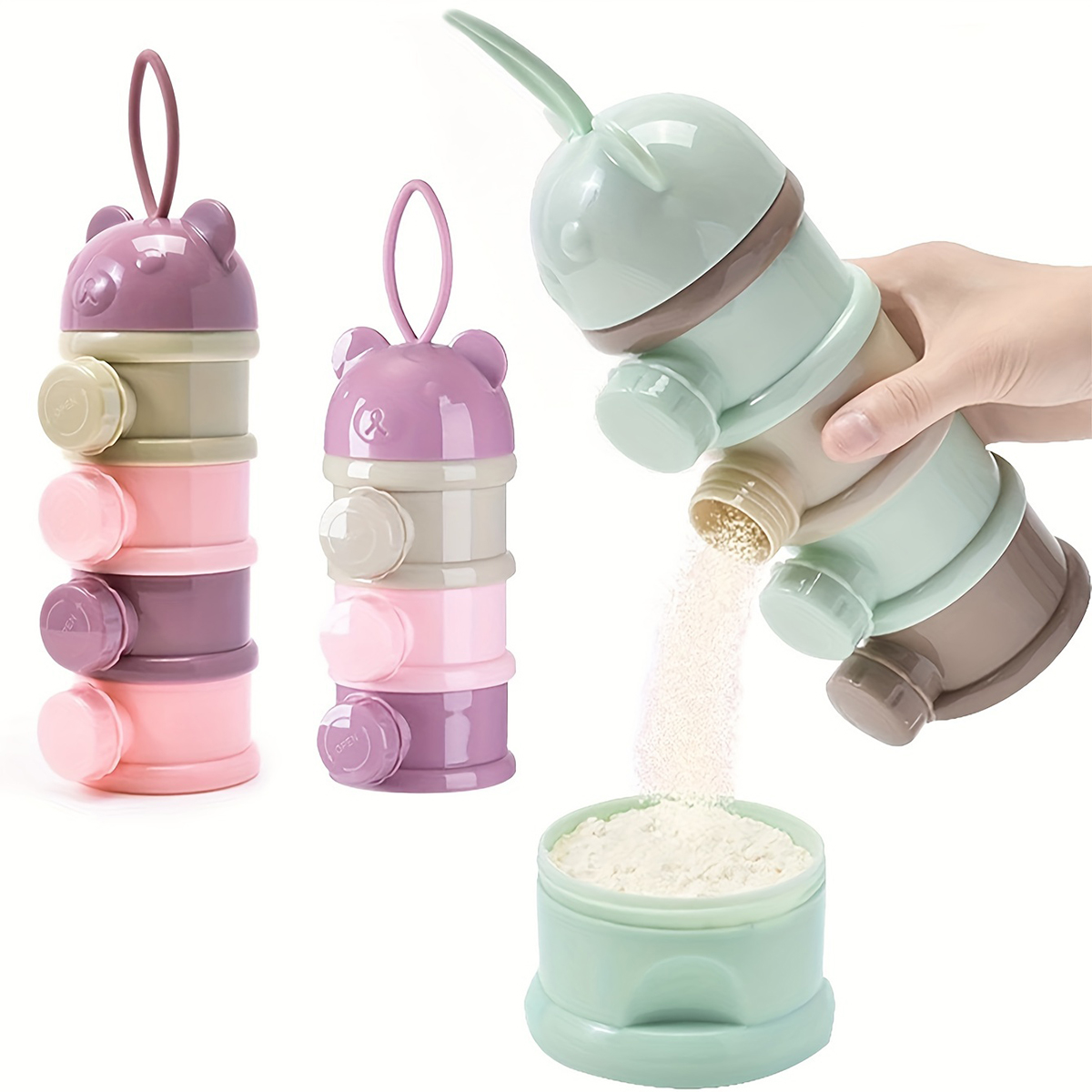 Wadah Susu Bubuk Bayi Kapasita - Baby Food Dispenser ulasan dan harga