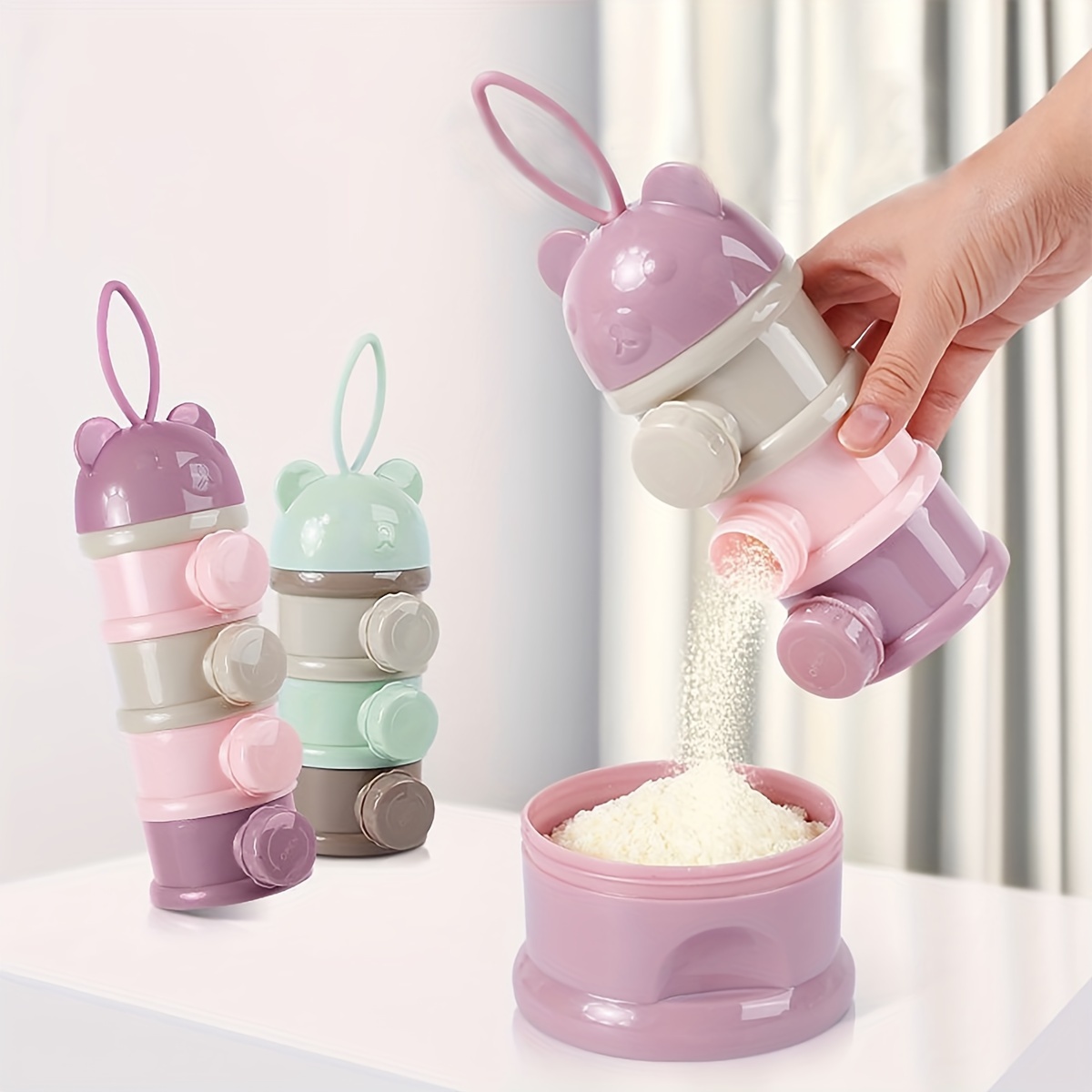Wadah Susu Bubuk Bayi Kapasita - Baby Food Dispenser ulasan dan harga