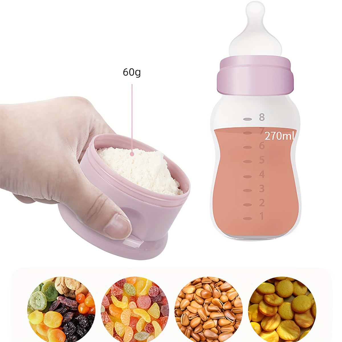 Wadah Susu Bubuk Bayi Kapasita - Baby Food Dispenser ulasan dan harga