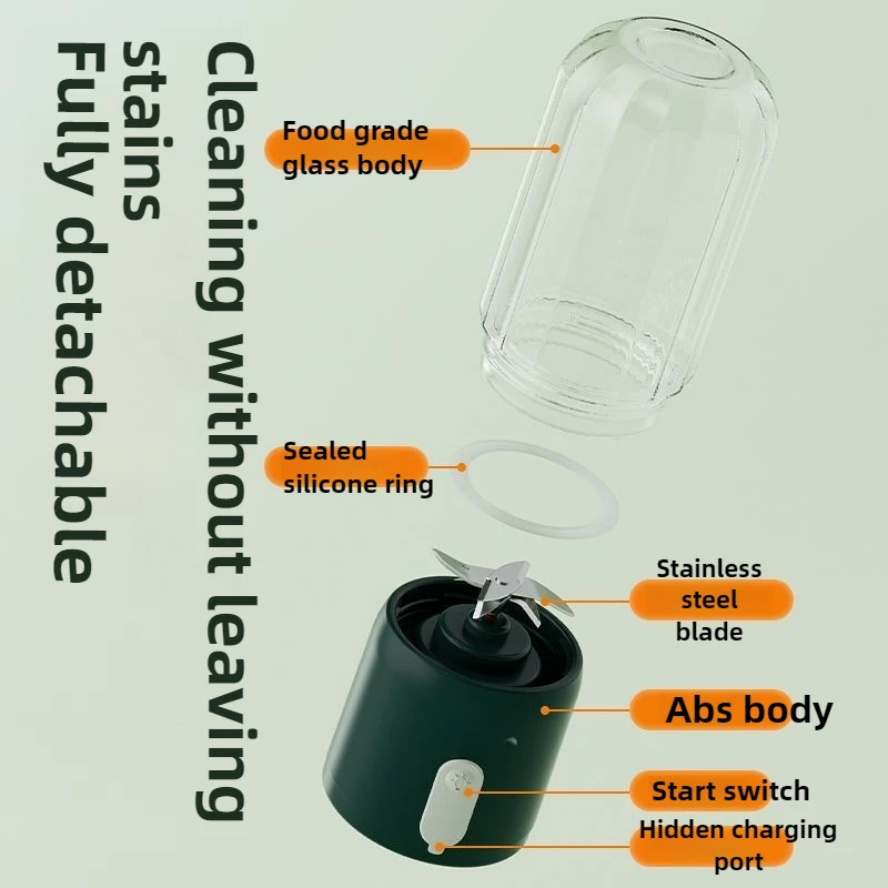 Cangkir Jus Portabel 350ml Mul - Baby Food Blender ulasan dan harga