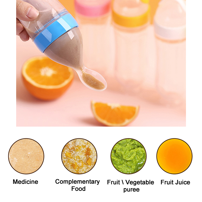 Meremas botol makan silikon la - Baby Food Newborn ulasan dan harga