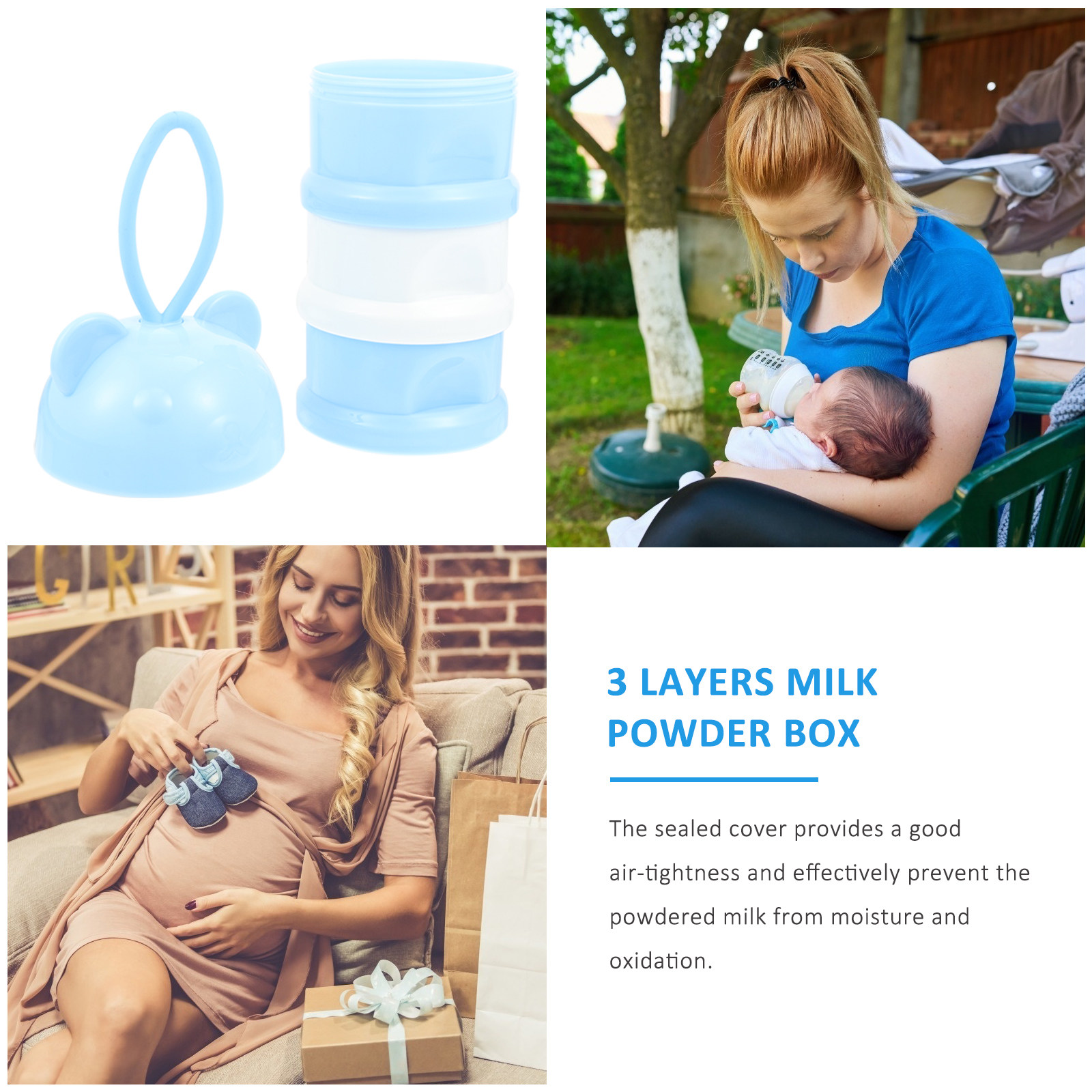 Kotak Bubuk Susu 3 Lapis, Wada - Baby Food For Travelling ulasan dan harga