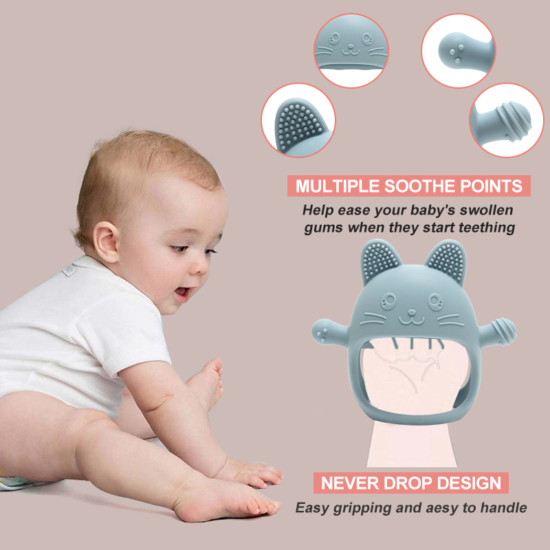 Sarung Tangan Tumbuh Gigi Bayi - Baby Food Grade ulasan dan harga