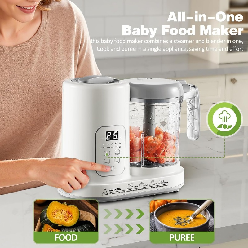 Pembuat Makanan Bayi Steamer B - Baby Food Blender ulasan dan harga