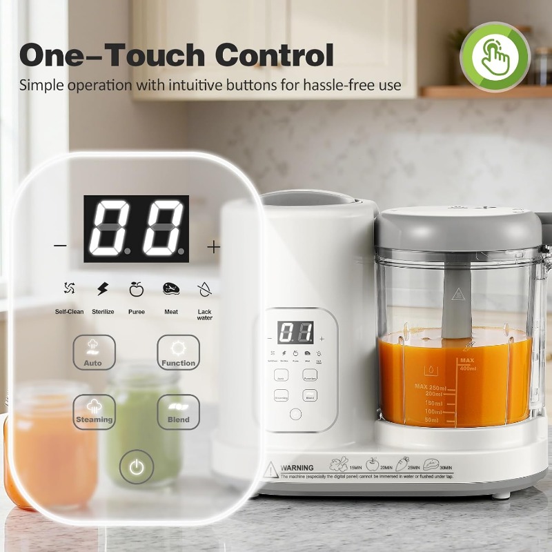Pembuat Makanan Bayi Steamer B - Baby Food Blender ulasan dan harga
