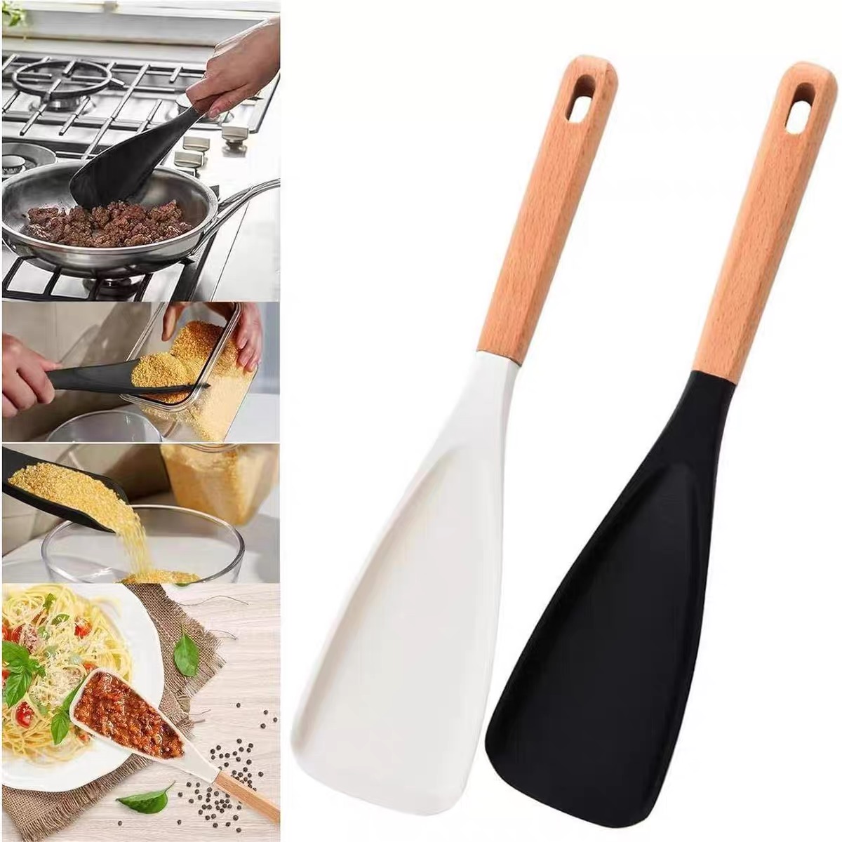 Spatula Salad dengan Gagang Ka - Baby Food Grade ulasan dan harga