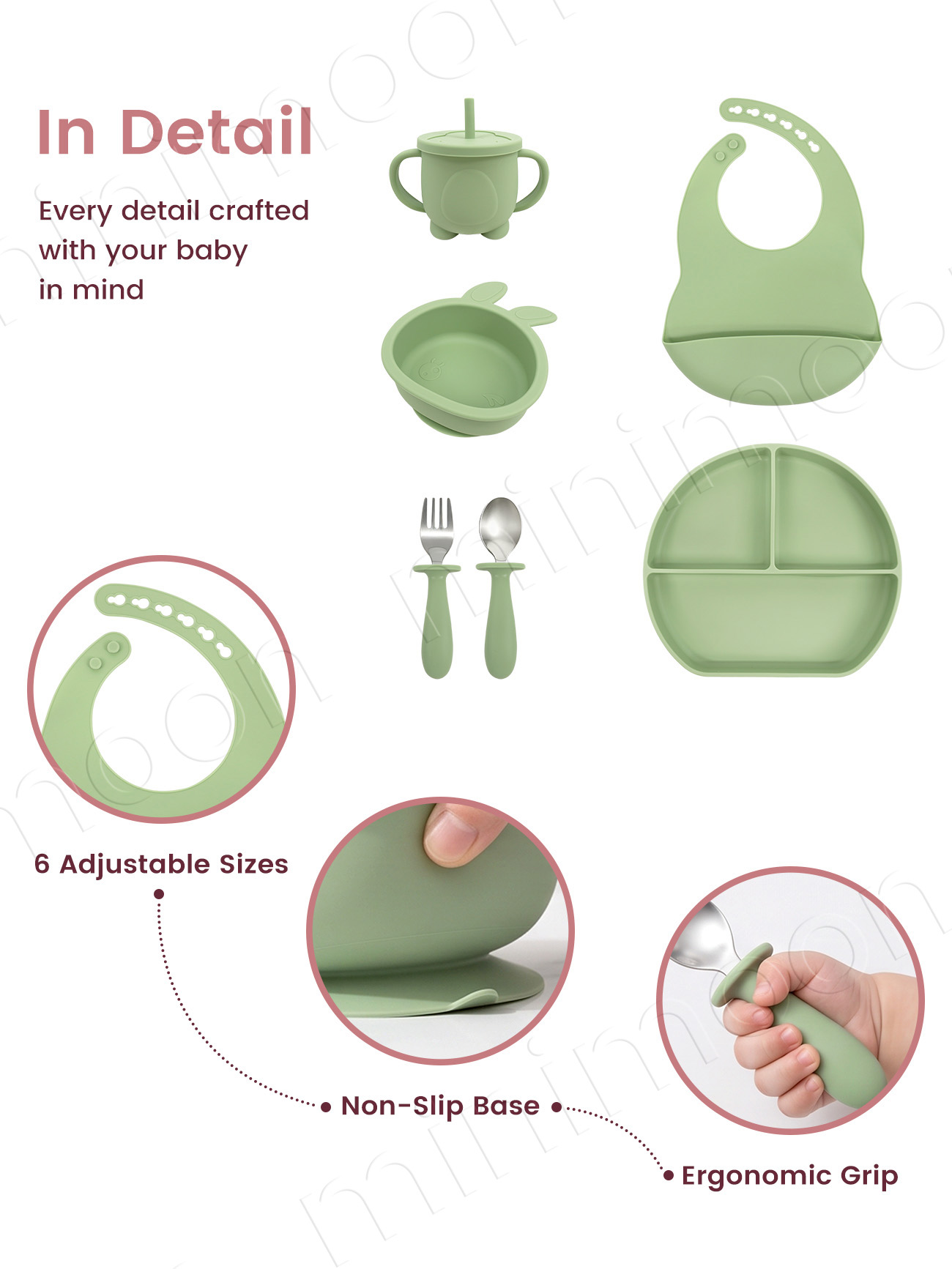 6 Buah Set Peralatan Makan Ana - Baby Food Newborn ulasan dan harga