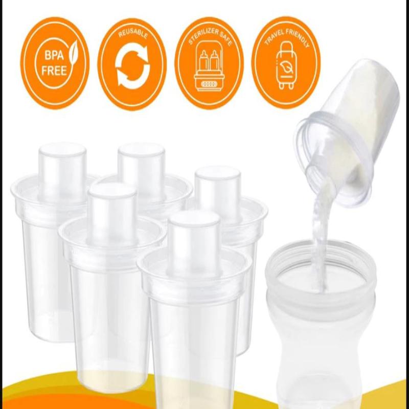 6PPC 80ML Dispenser Susu Bubuk - Baby Food Dispenser ulasan dan harga
