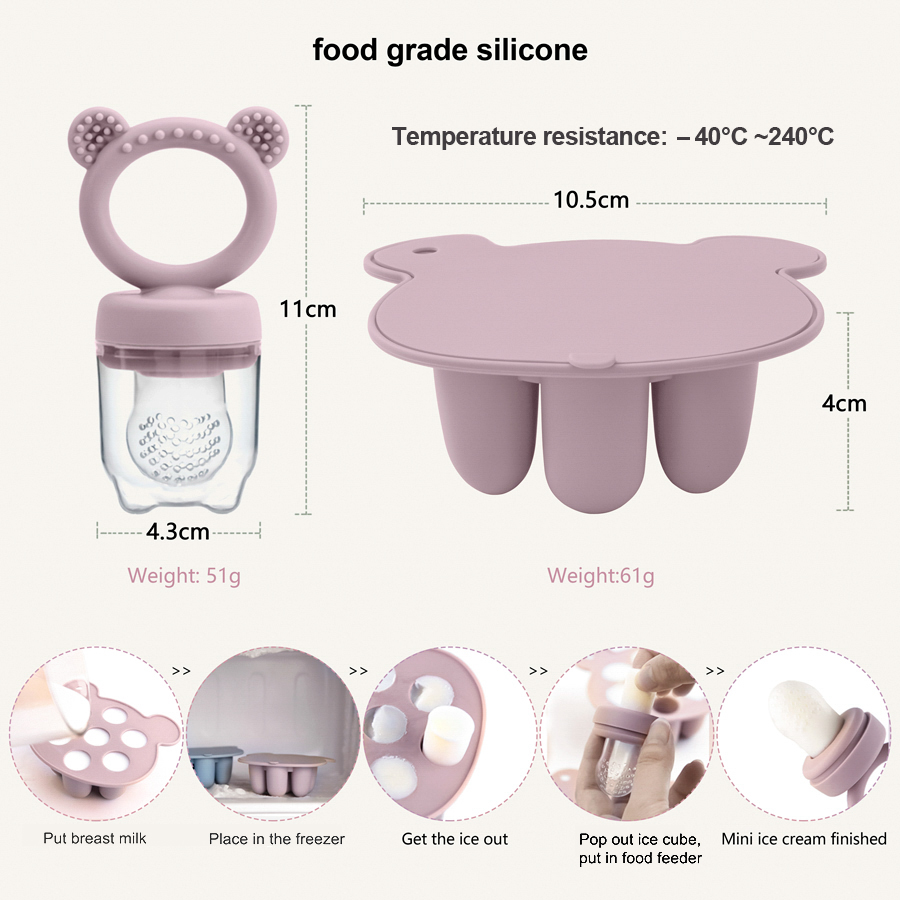Cetakan Es Krim Silikon untuk  - Baby Food In Jars ulasan dan harga