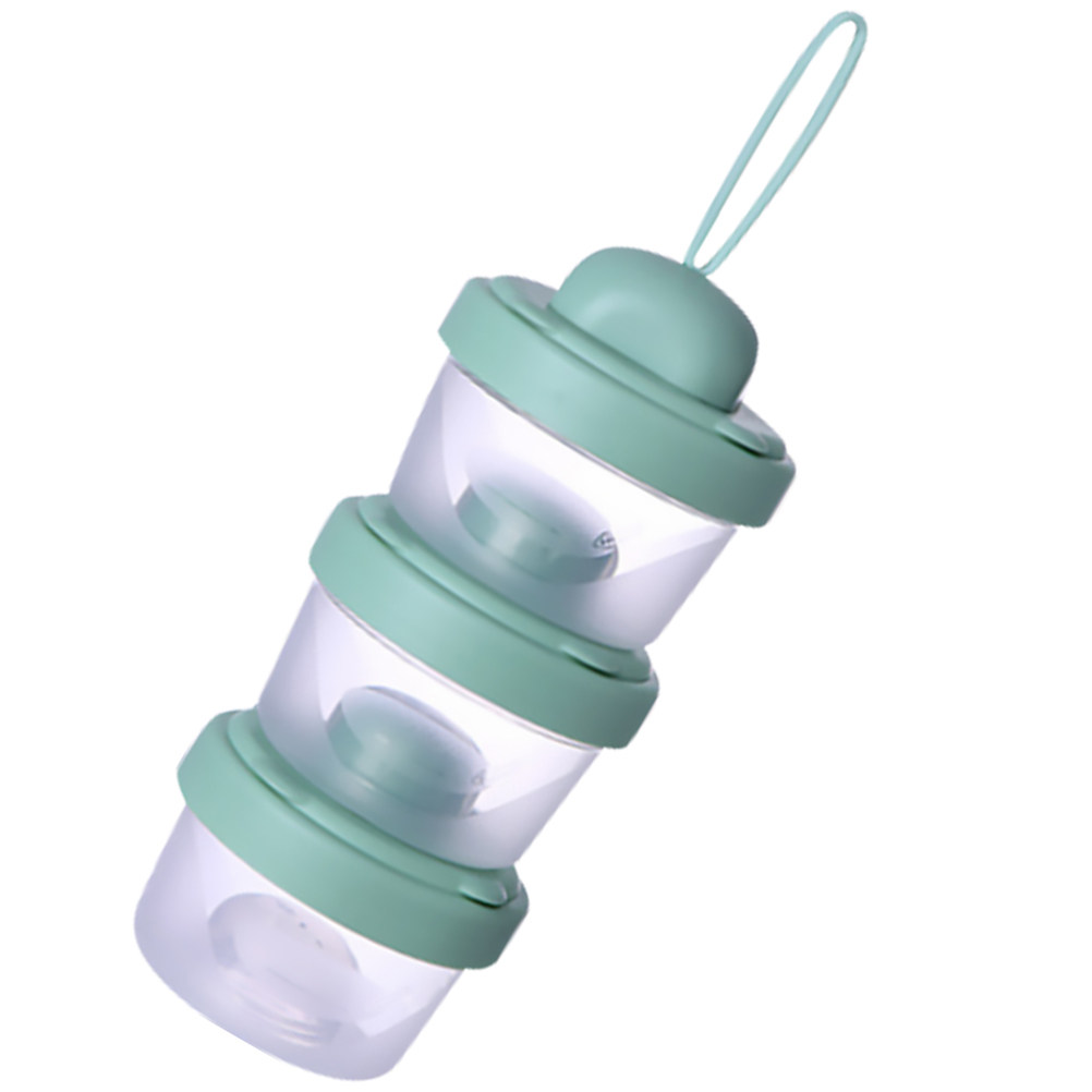 1 Set Wadah Bubuk Susu 3 Lapis - Baby Food For Travelling ulasan dan harga