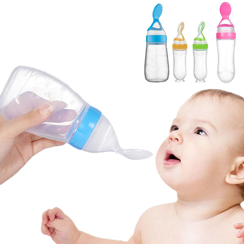 Aman botol pemberi makan bayi, - Baby Food Zone ulasan dan harga
