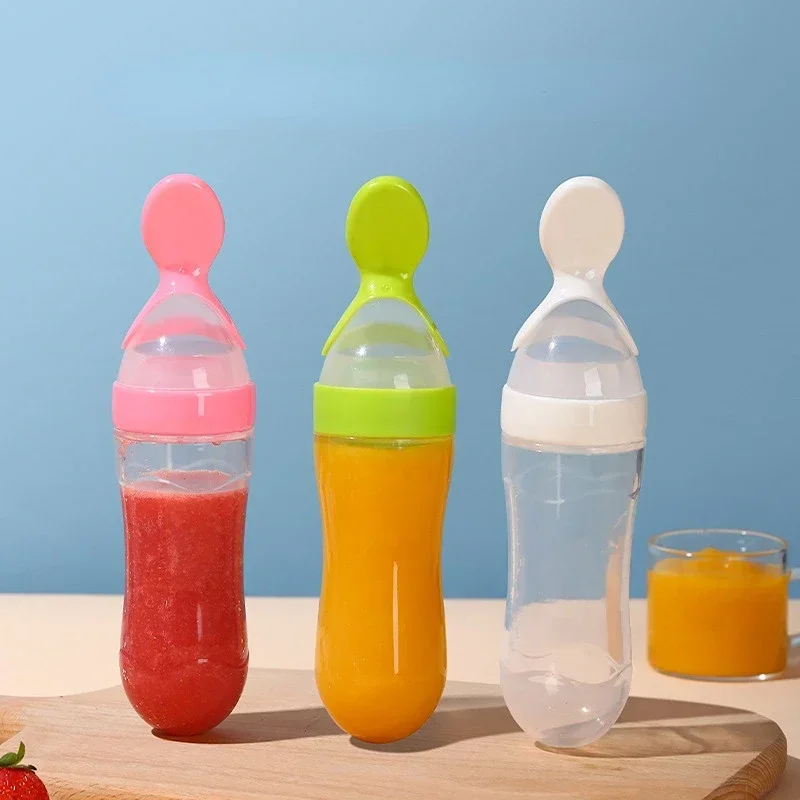 Aman botol pemberi makan bayi, - Baby Food Zone ulasan dan harga